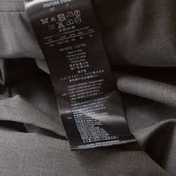 Giorgio Armani Grey Wool Tailored Trousers S