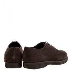 Giorgio Armani Brown Suede Oxfords Size 42.5