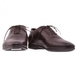 Giorgio Armani Brown Leather Oxfords Size 44.5