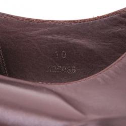 Giorgio Armani Brown Leather Oxfords Size 44.5