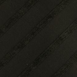 Pre Owned Giorgio Armani Dark Green Striped Silk Tie