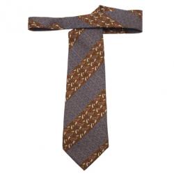 Pre Owned Giorgio Armani Two Tone Tie