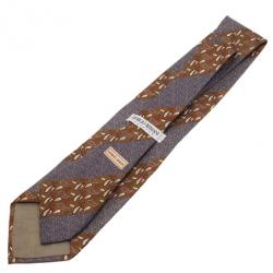 Pre Owned Giorgio Armani Two Tone Tie