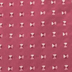 Pre Owned Giorgio Armani Pink Woven Silk Tie