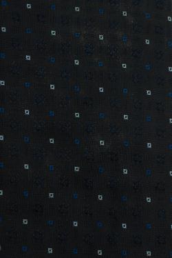 Giorgio Armani Navy Blue Printed Silk Tie 