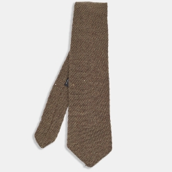 Brown Wool Knitted Traditional