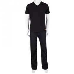 Pre Owned Giorgio Armani Indigo Dark Wash Denim Straight Fit Jeans XL