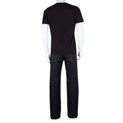 Pre Owned Giorgio Armani Indigo Dark Wash Denim Straight Fit Jeans XL