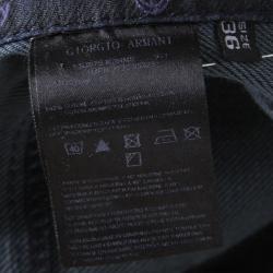 Pre Owned Giorgio Armani Indigo Dark Wash Denim Straight Fit Jeans XL