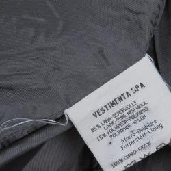 Pre Owned Giorgio Armani Grey Pinstriped Men's Blazer EU46