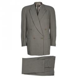 Giorgio Armani Men's Beige Wool Suit L