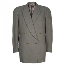 Giorgio Armani Men's Beige Wool Suit L