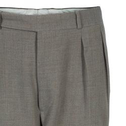 Giorgio Armani Men's Beige Wool Suit L