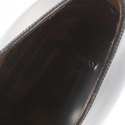 Giorgio Armani Black Leather Monk Strap Oxfords Size 44