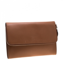 Giorgio Armani Tan Leather Bugatti Limited Edition 41/71 Document Holder