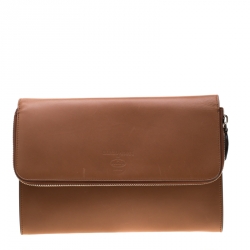 Giorgio Armani Tan Leather Bugatti Limited Edition 41/71 Document Holder