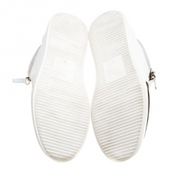 Pre Owned Guiseppe Zanotti Tricolor Leather and Mesh Sneakers Size 43