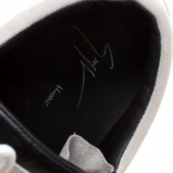 Pre Owned Guiseppe Zanotti Tricolor Leather and Mesh Sneakers Size 43