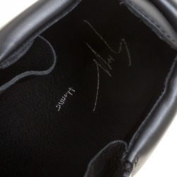 Pre Owned Giuseppe Zanotti Black Leather London High Top Sneakers Size 43