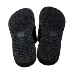 Giuseppe Zanotti Black Fabric And Leather Trim Slides Size 42
