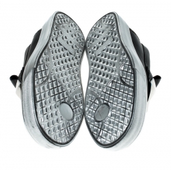 Giuseppe Zanotti Black Studded Leather Skate Slip On Sneakers Size 40