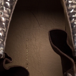 Giuseppe Zanotti Multicolor Python Embossed Leather May London High Top Sneakers Size 43