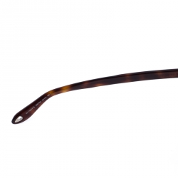 Givenchy Black/Brown Tortoise GV7083 Mirror Half Rim Sunglasses
