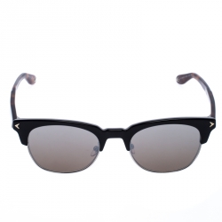 Givenchy Black/Brown Tortoise GV7083 Mirror Half Rim Sunglasses