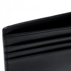 Givenchy Black Leather Bi Fold Wallet