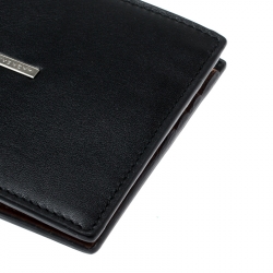 Givenchy Black Leather Bi Fold Wallet