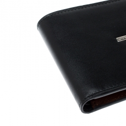 Givenchy Black Leather Bi Fold Wallet