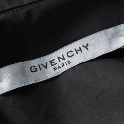 Givenchy Black Cotton Berlin Cobra Print Long Sleeve Button Front Shirt M