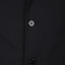 Givenchy Black Wool Contrast Lined Blazer L