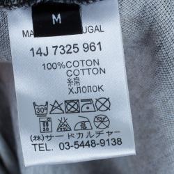 Pre Owned تي شيرت جيفنشي بولو طباعة دائرية وأكمام قصيرة للرجال M