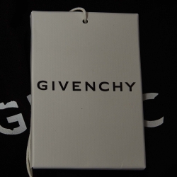 مملوكة مسبقًا Givenchy Black Logo Printed Cotton Oversized Fit T-Shirt M
