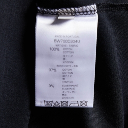 مملوكة مسبقًا Givenchy Black Bambi Print Cotton Crew Neck T-Shirt L