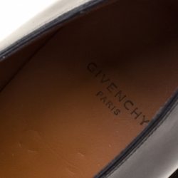 Givenchy Black Leather Uniform Kline Lace Up Derby Size 44