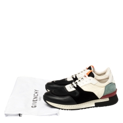 Givenchy Multicolor Mesh Suede Fabric And Leather T3 Low Top Sneakers Size 43