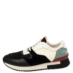Givenchy Multicolor Mesh Suede Fabric And Leather T3 Low Top Sneakers Size 43