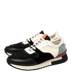 Givenchy Multicolor Mesh Suede Fabric And Leather T3 Low Top Sneakers Size 43