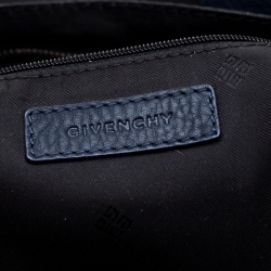 Givenchy Black/Blue Coated Fabric and Leather Limited Edition 75/008 Garment Bag