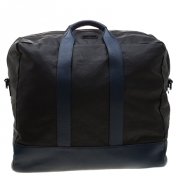 Givenchy Black/Blue Coated Fabric and Leather Limited Edition 75/008 Garment Bag