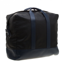 Givenchy Black/Blue Coated Fabric and Leather Limited Edition 75/008 Garment Bag