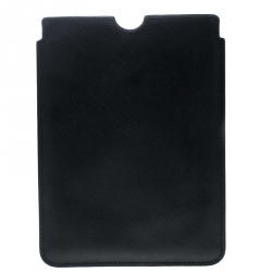 Givenchy Black Coated Canvas Rottweiler IPad Mini Case