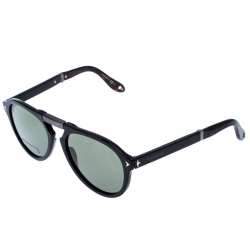 Givenchy Black Foldable Aviator Sunglasses