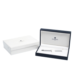 Givenchy Octagonal Textured Silver Tone Ballpoint Pen