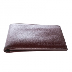 Givenchy Burgundy Leather Bi Fold Wallet