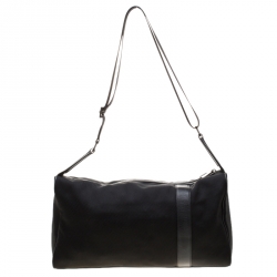 Givenchy Black Nylon and Leather Duffle Bag