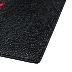 Givenchy Black Jaguar Printed Leather Zip Pouch