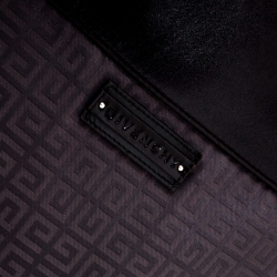 Givenchy Brown Signature Canvas and Leather Messenger Bag